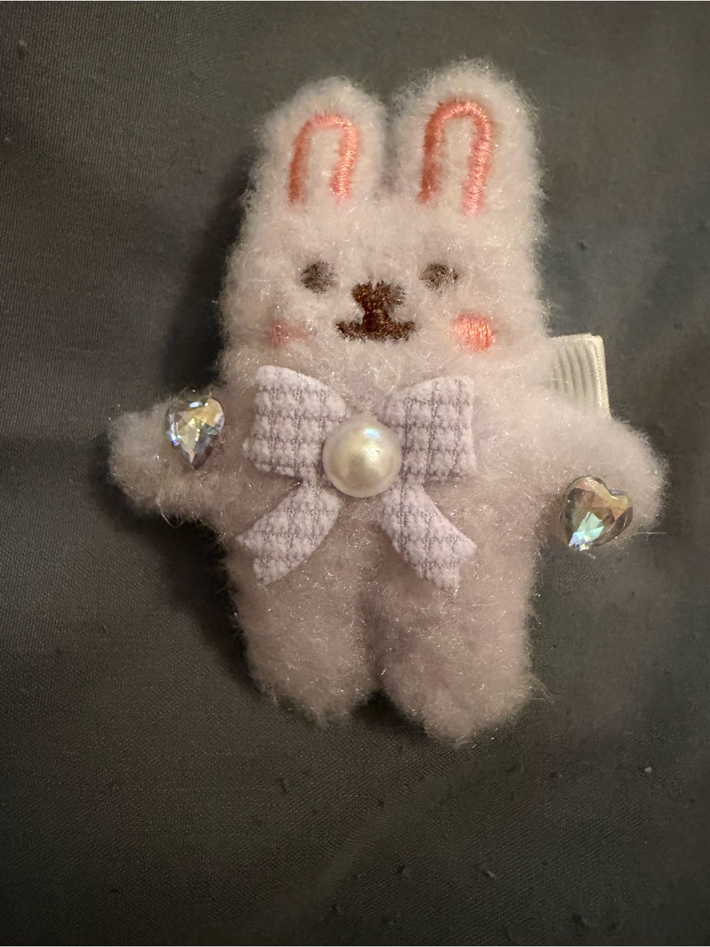 NWOT Purple Bunny Hair Clip